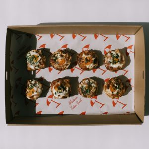 EGG AND BACON TARTS (8)